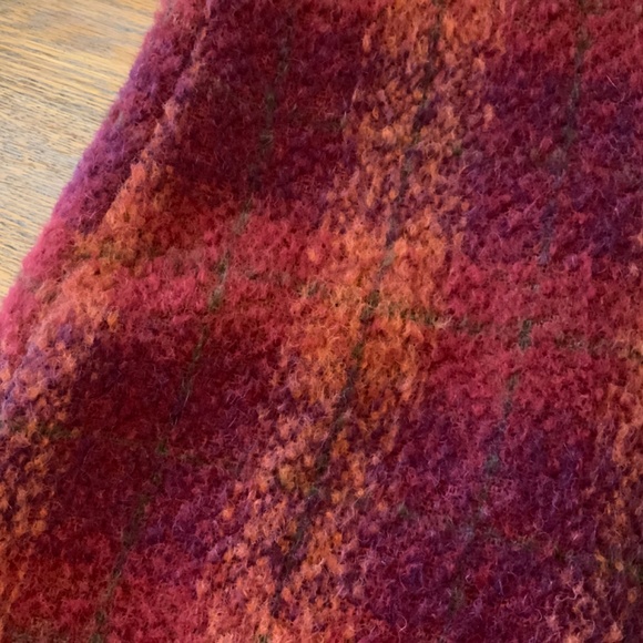 TOMBOLINI lined wool plaid coat/adjustable length sleeves/8???pit to pit=19 - Picture 11 of 11